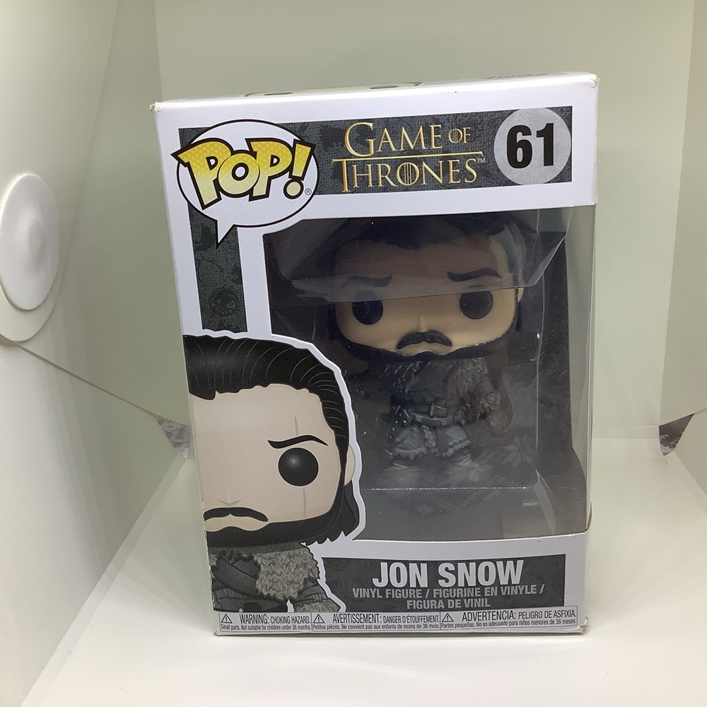 Funko Pop! Jon Snow Figure - Black and Gray #61 Game Of Thrones